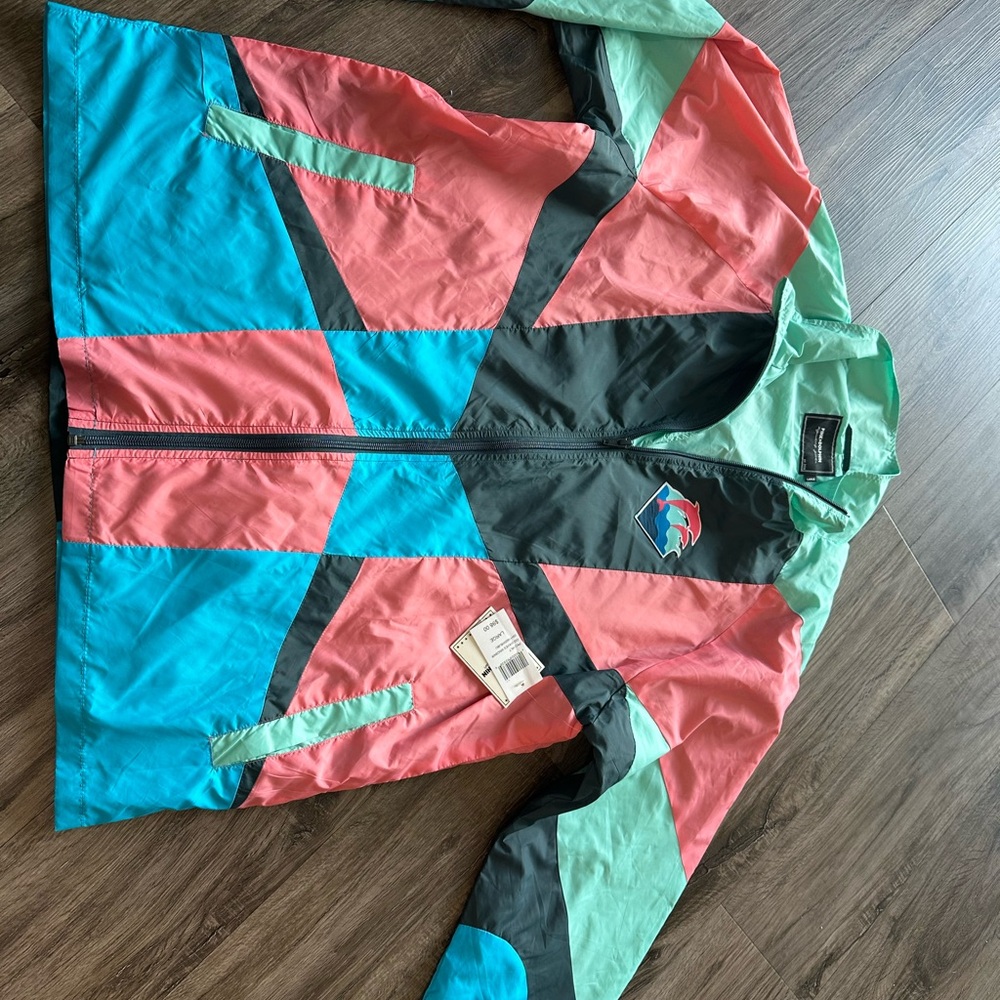 Pink Dolphin Colorful Raincoat for Men